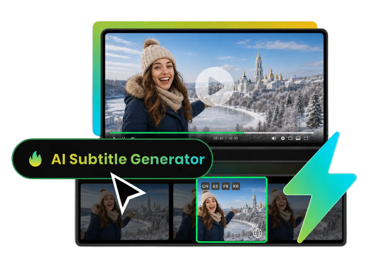 Generate accurate Ukrainian subtitles instantly with WayinVideo AI